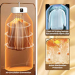 Portable Electric Clothes Dryer Machine With Hanger